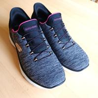 Skechers Slip Ins Sneaker Schuhe Slipper grau pink Gr. 6 wie NEU! Sachsen - Lichtenstein Vorschau