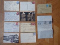 Alte Französische Postkarten, 9 Stück und 1 Faltbrief (Rechnung) Baden-Württemberg - Freudenstadt Vorschau