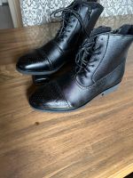 Stiefeletten unisex Gr.39 Echtleder Schwarz Niedersachsen - Westerstede Vorschau