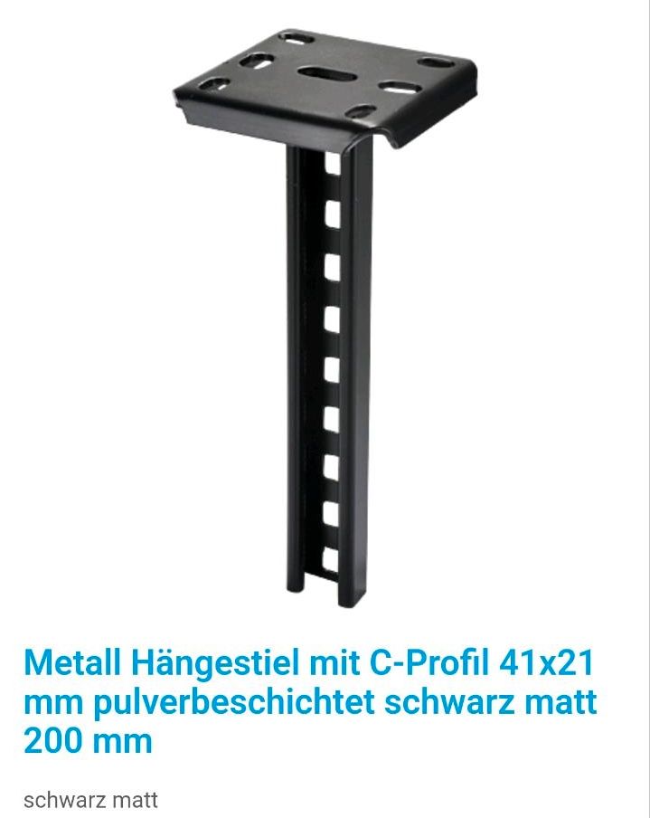 Metall Kabelrinne 60x200 pulverbeschichtet schwarz matt günstig online  kaufen