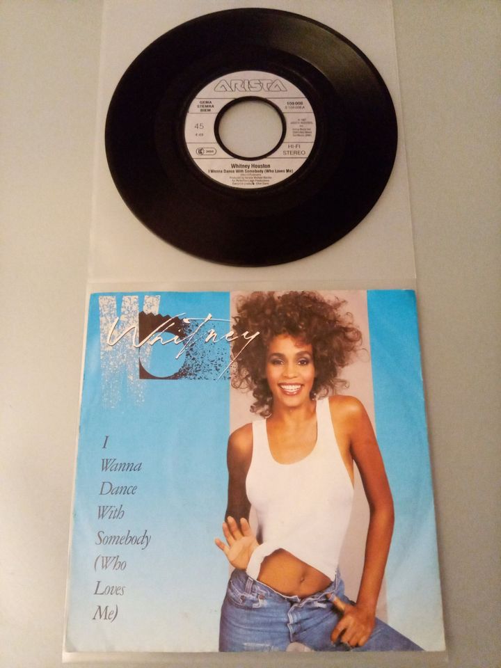 Whitney Houston Single–I Wanna Dance With Somebody (Who Loves Me) in Köln