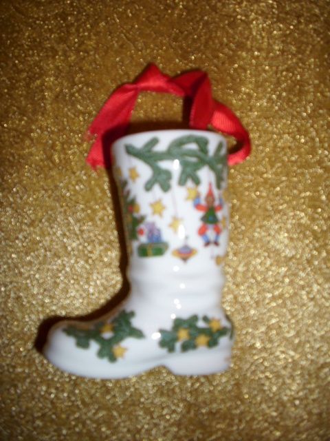 ++Eschenbach-Porzellan Weihnachts-Sammel-Stiefel Nr. 1, 9, 11, 12 in Ostrhauderfehn