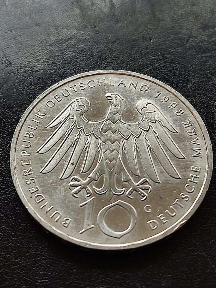 Gedenkmünze 10 DM, Hildegard von Bingen von 1998 in Ostbevern