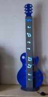 Gitarrenleuchte Blue Ambi-Light Dekolicht, Lampe in Gitarrenform Hessen - Rodenbach Vorschau