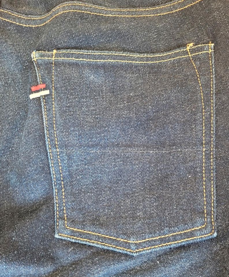 Tanuki NSXT 16oz "SEN" Natural Indigo Tapered Jeans Größe 34 in Kiel