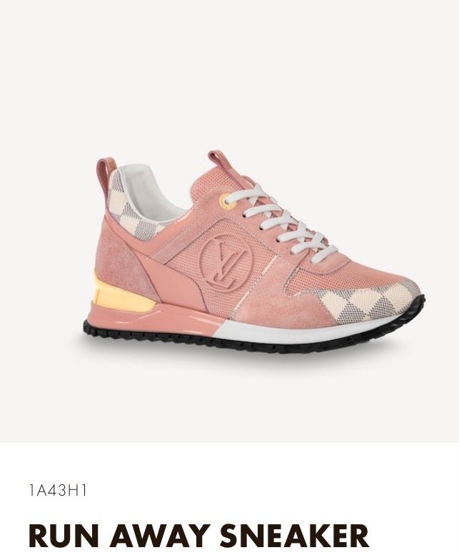 rosa louis vuitton schuhe