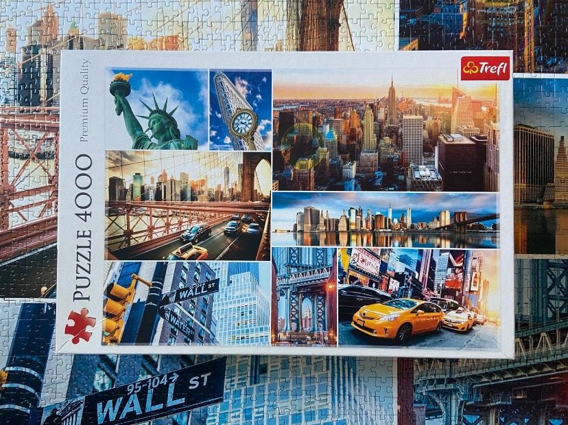 Trefl Puzzle 4000 Teile New York Collage in Filderstadt