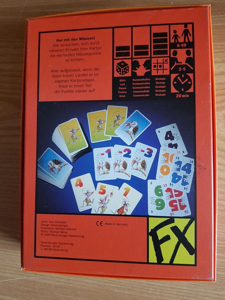 # Spiel Hol`s der Geier - Her mit den Mäusen - FX Kartenspiel Rav in Garbsen