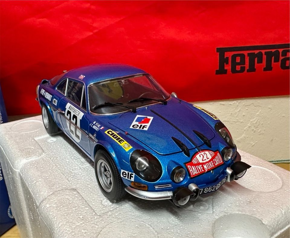 KYOSHO 1971 Monte-Carlo Rally Alpine Renault A110 Modellauto 1:18 in Nürnberg (Mittelfr)