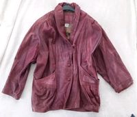 Mantel Jacke lang Nappa Echtleder pink fuchsia italy XL Bayern - Olching Vorschau