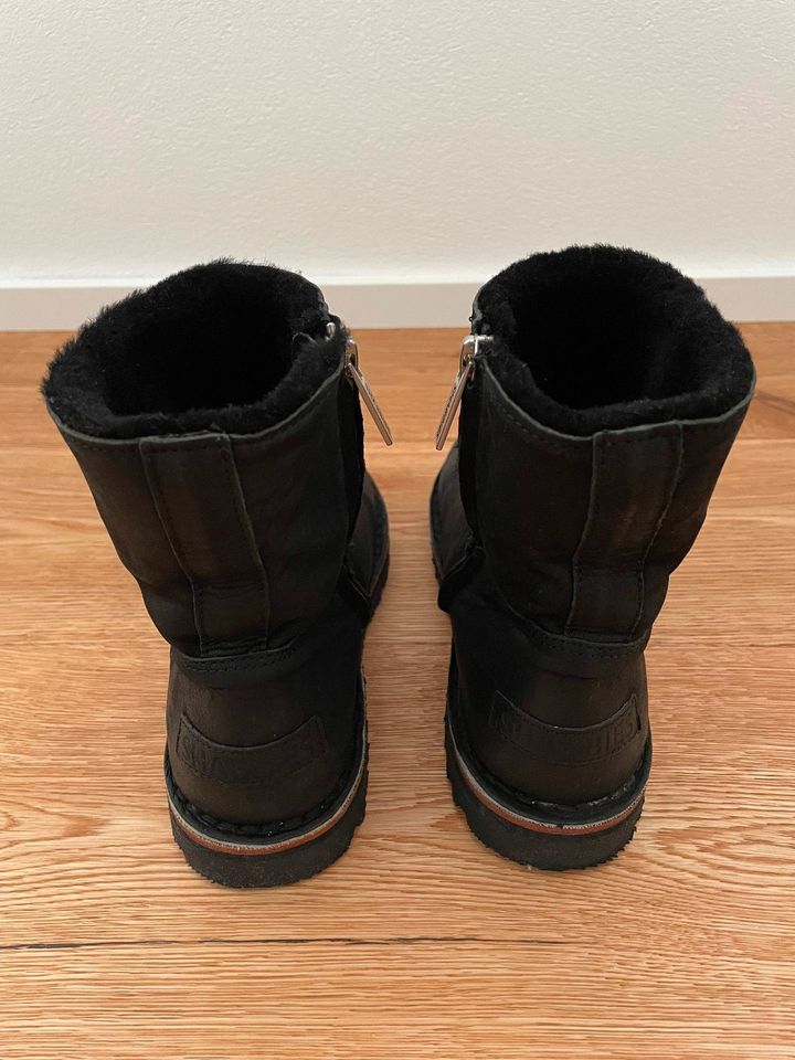 Shabbies Amsterdam Winterstiefel Stiefelette Gr. 36 schwarz neuw. in Leimen