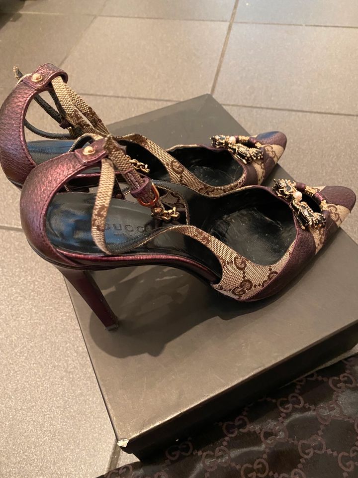 Original Tom Ford for Gucci Dragon Pumps GG Gr.38 Vintage in Düsseldorf