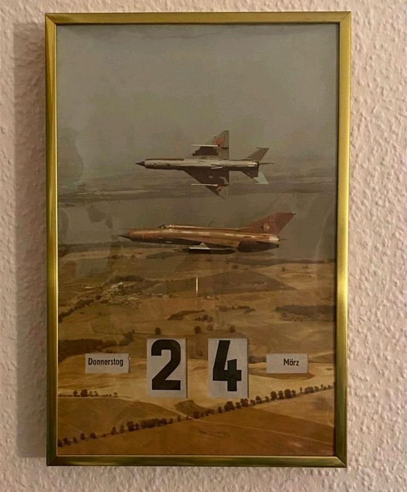 Suche Drehkalender Ewiger Kalender MiG-21 LSK DDR NVA in Brandenburg an der Havel