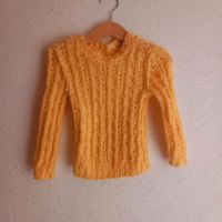 Handmade Stickpulli / Pullover gelb ca 86-92 Baden-Württemberg - Metzingen Vorschau