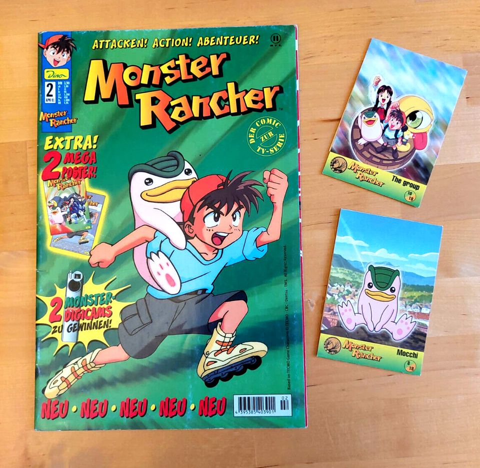 Monster Rancher Heft # 2 April 2001 Extra Mega Poster Aufsteller in Berlin