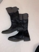 Tamaris Echt Leder Stiefel schwarz/grau 38 Nürnberg (Mittelfr) - Mitte Vorschau