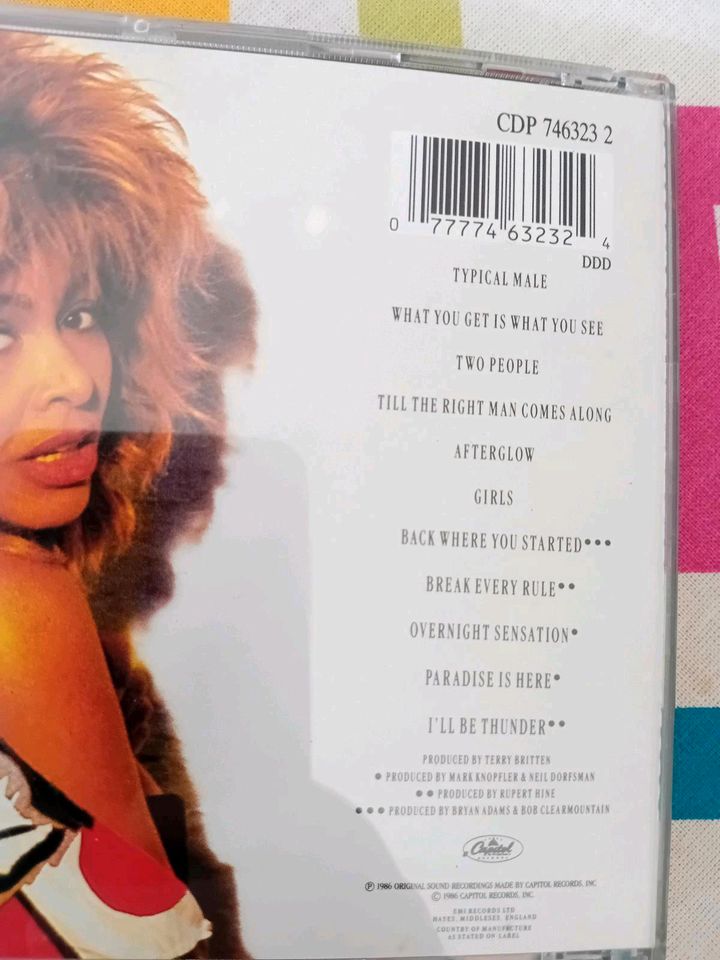 Tina Turner 2 CDs: twenty four seven+ break every rule in München