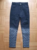 Tolle schwarzgraue Jeans mit print Gr.S stretch Damen neu Bremen - Blockland Vorschau