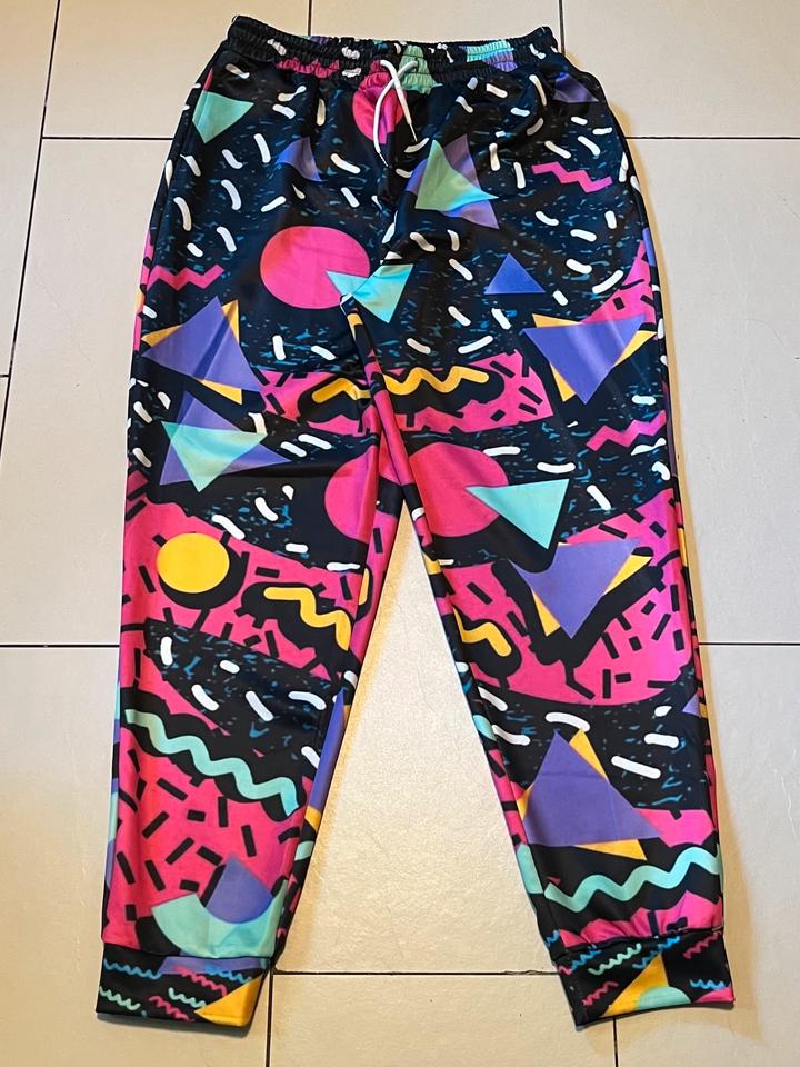 Vintage Look Hose Jogginghose 90s track Pants L Kult Retro in Düsseldorf
