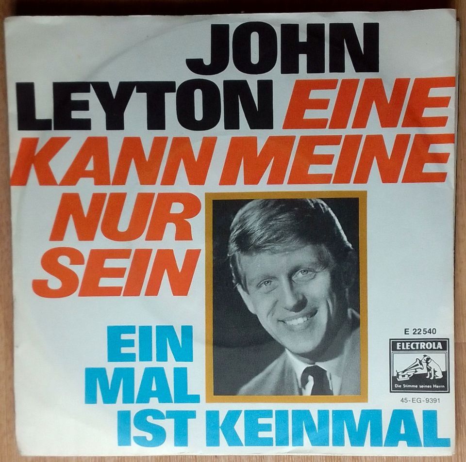 JOHN LEYTON Eine kann meine nur sein EIN MAL IST KEINMAL 1963 in Holzdorf