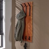 RINGO-Living Massivholz Garderobe Mikala mit 6 Haken in Natur-hell und Schwarz-matt CLI-493351 / 4066989000611 Nordrhein-Westfalen - Recklinghausen Vorschau