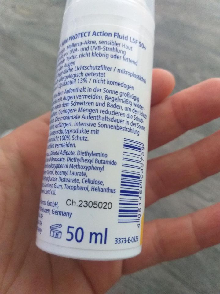 Allergika Action Fluid Akneneigende Haut Sonnenschutzcreme neu in Göttingen