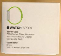 Apple Watch Sport Verpackung OVP Packung 38mm A1553 Silber Alu Baden-Württemberg - Waiblingen Vorschau