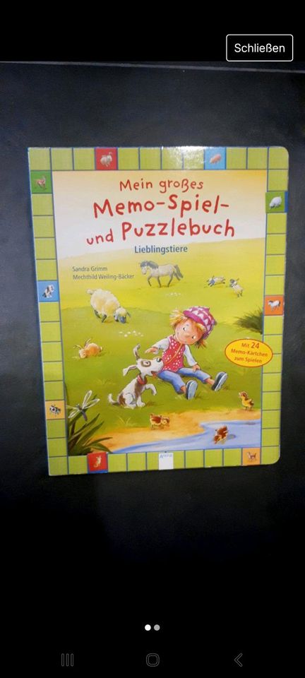 Mein großes Memo-Spiel- und Puzzlebuch - NEU in Enkenbach-Alsenborn