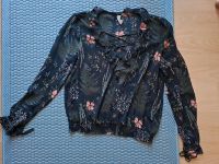 Luftige Chiffon Bluse floral mit Schnürung Gr. 38/40 Thüringen - Weimar Vorschau