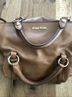 Miu Miu by Prada Handtasche, Kalbsleder, Cognac-Gold Baden-Württemberg - Ravensburg Vorschau