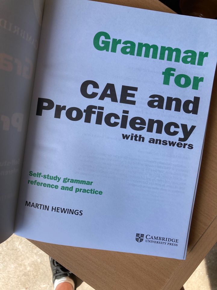 Grammar for cae and proficiency in Pocking