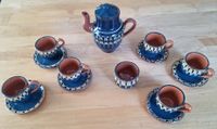Bulgarische Keramik Pfauenauge Kaffeeservice Rheinland-Pfalz - Otterberg Vorschau