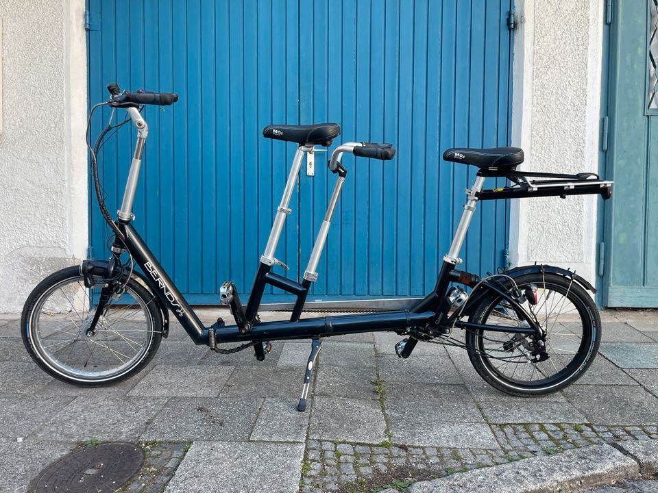 Bernds Falt & Klapp Tandem, Rohloff Speedhub 500/14, Magura HS33 in München