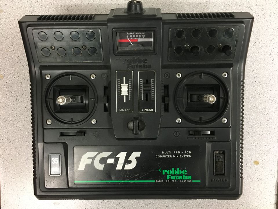 Robbe-Futaba FC-15 35 MHz Fernbedienung und  FMSS-Micro Empfänger in Darmstadt