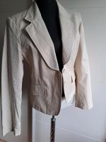 H&M Jacke Blazer creme gestreift 40 Abi Hochzeit Konfirmation Duisburg - Walsum Vorschau