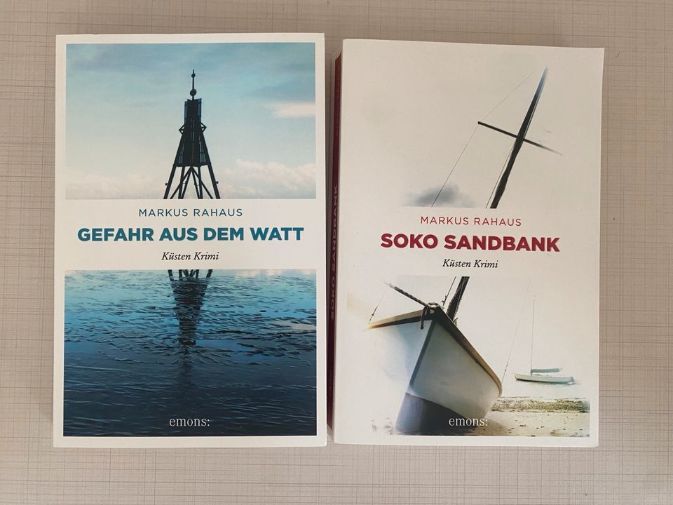 Gefahr aus dem Watt  & SokoSandbank Küsten Krimi 2 Bücher in Frankfurt am Main