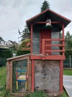 Spielhaus, Gartenspielhaus aus Holz m. Kaninchenstall Nordrhein-Westfalen - Hilden Vorschau