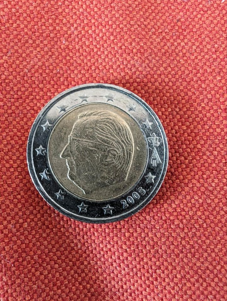 2 Euro Münze aus Belgien aus dem Jahr 2005 in Stuttgart