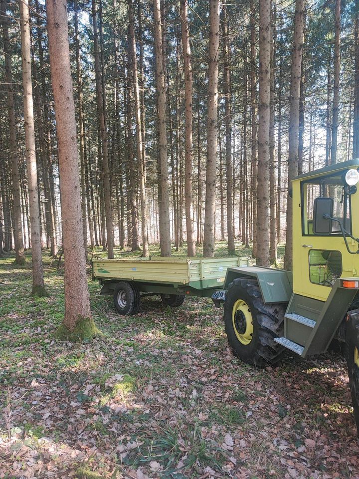 Fliegl EDK Dreiseitenkipper Anhänger gebraucht MB Trac, Unimog in Göppingen