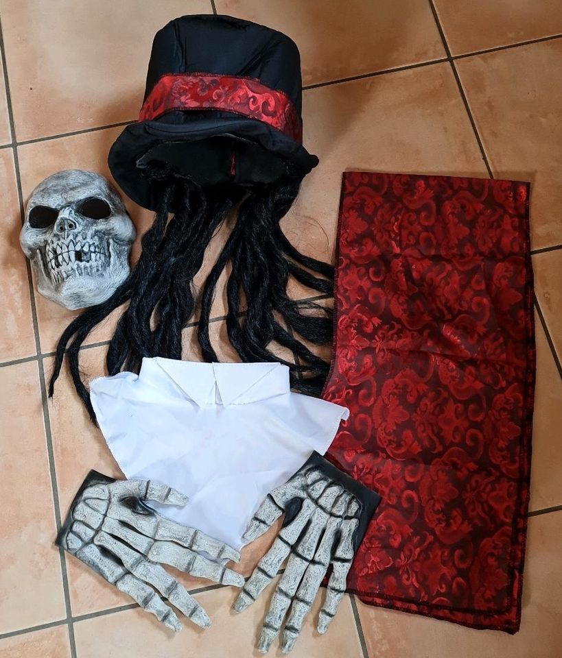 Sensenmann Dapper Death Kostüm Größe 170 Halloween in Aurich