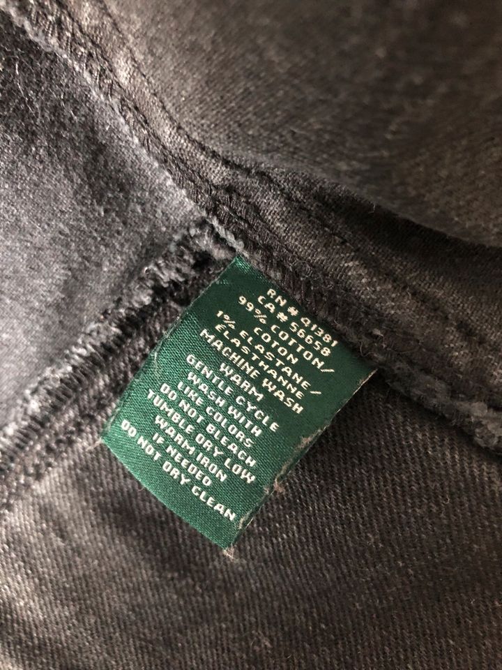 Schwarze Jeansjacke von Ralph Lauren in Freudental