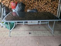 Glastisch 2x1m Grau Metallgestell Brandenburg - Peitz Vorschau