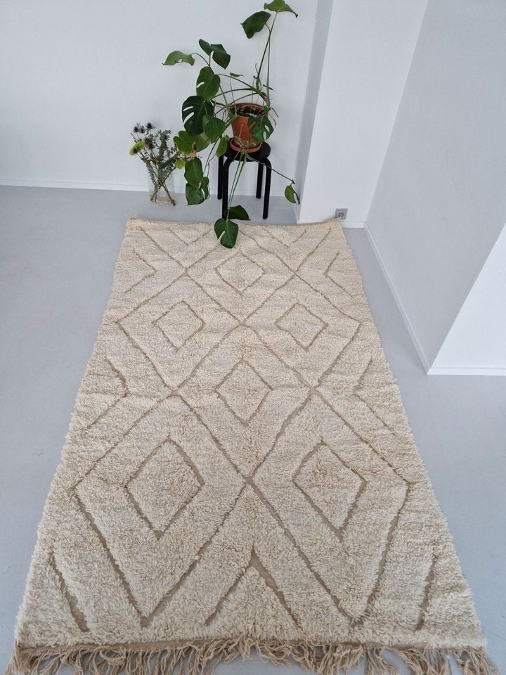 New Teppich Berber Beni Ourain Rug 1.5X2.5M Carpet Design in Berlin