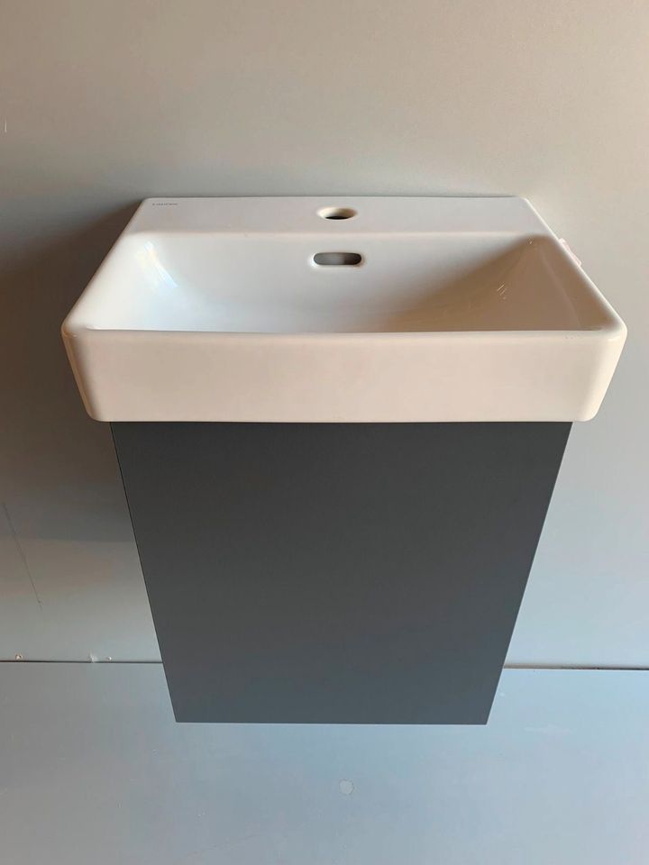 Gäste WC Laufen Pro S 45cm Waschbecken mit Unterschrank in Haßfurt