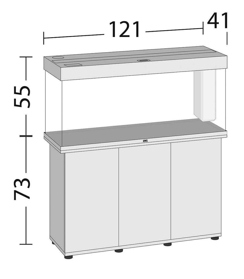 JUWEL AQUARIEN Aquarien-Set Rio 240 LED in Lübbecke 