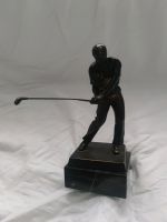 Vintage Golf Statue, Messing Skulptur eines Golfers, Golfer Hessen - Lich Vorschau