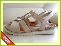 Rieker Gummi-Riemchen-Sandalen Beige Gr.39 ✅ Fußbett-Sandaletten Nordrhein-Westfalen - Bocholt Vorschau