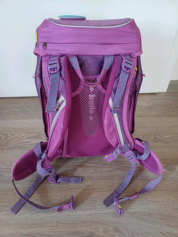 top ergobag cubo-Set: Schulranzen, Sportbeutel, Mäppchen, Klettie in Wissen