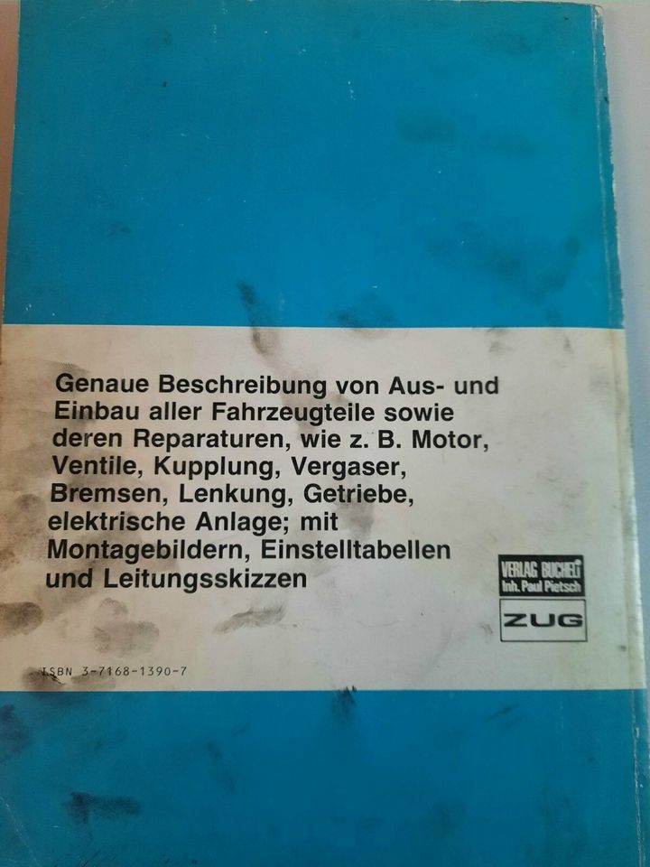 Reparaturhandbuch Mercedes-Benz, Serie 123 in Erlenbach