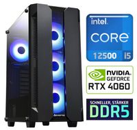 Gaming PC Intel Core i5-12500, RTX 4060 8GB, 16GB DDR5, 1TB M.2 Niedersachsen - Wilhelmshaven Vorschau